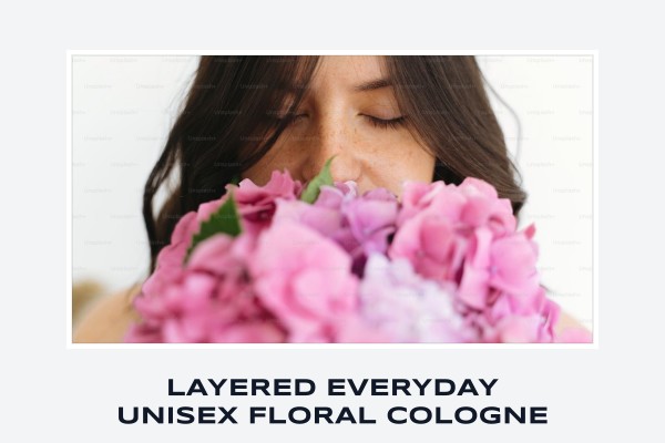 layered everyday unisex floral cologne