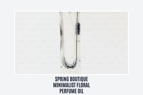 spring boutique minimalist floral perfume oil