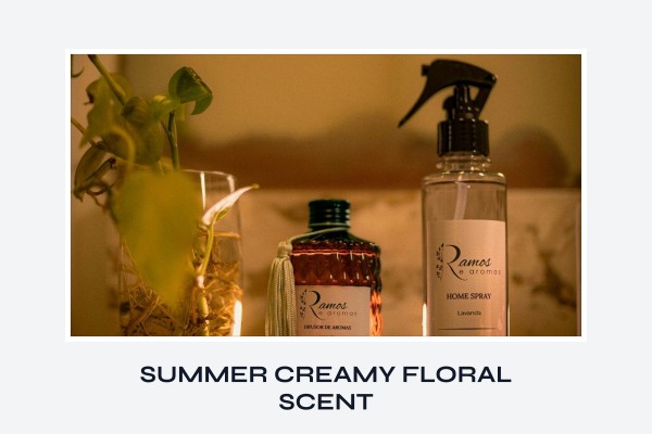 summer creamy floral scent